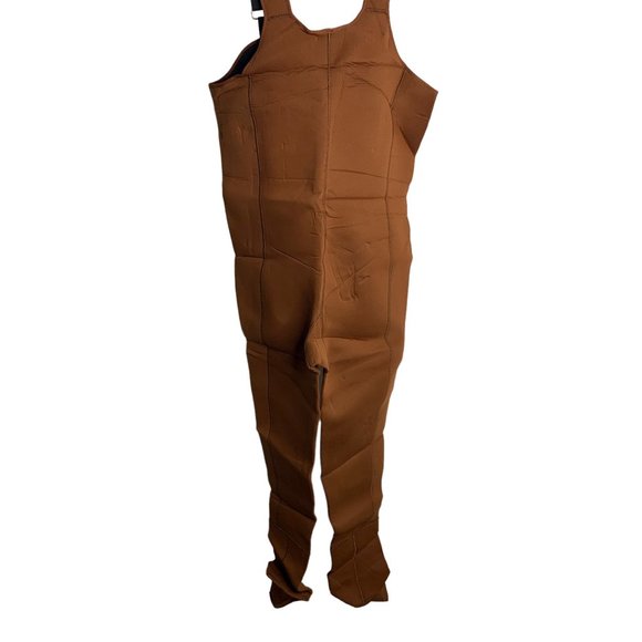 Red Ball Chest Waders Insulated Boot M Brown Adjustable Straps Neoprene Fishing - Picture 5 of 8